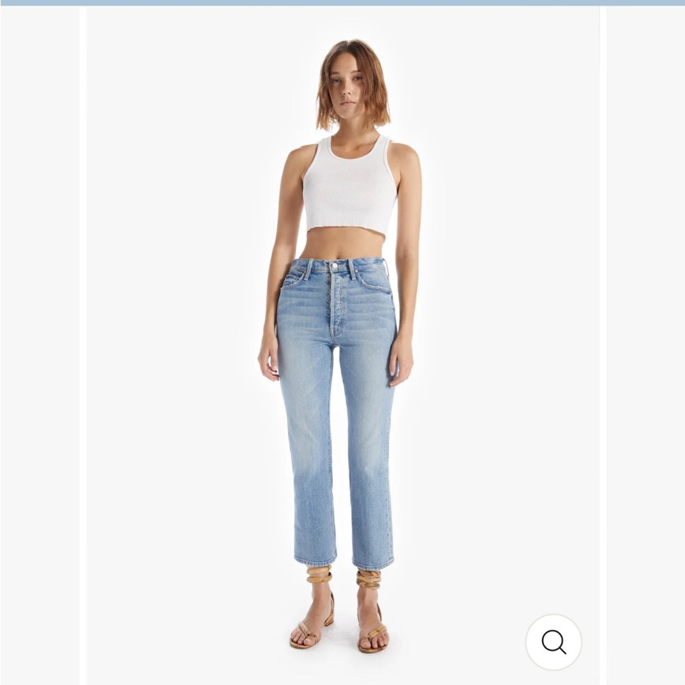 MOTHER Women's Boot Cut Jeans - Light Blue